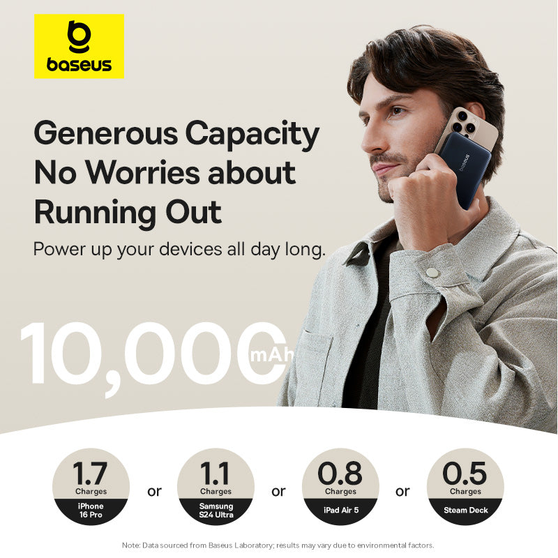 Black Nomos Qi2 Kickstand Power Bank 3