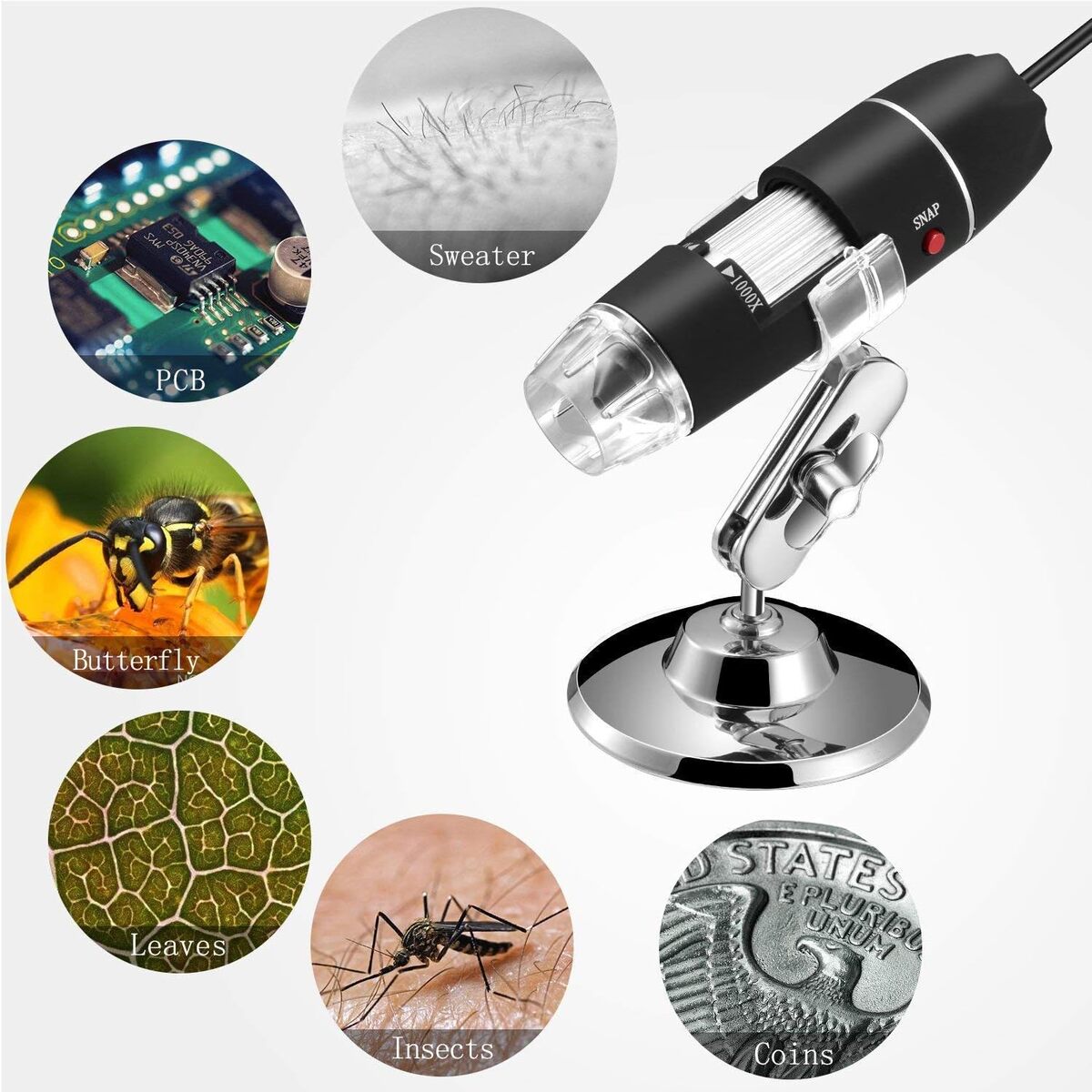 Microscope 1000x Zoom USB