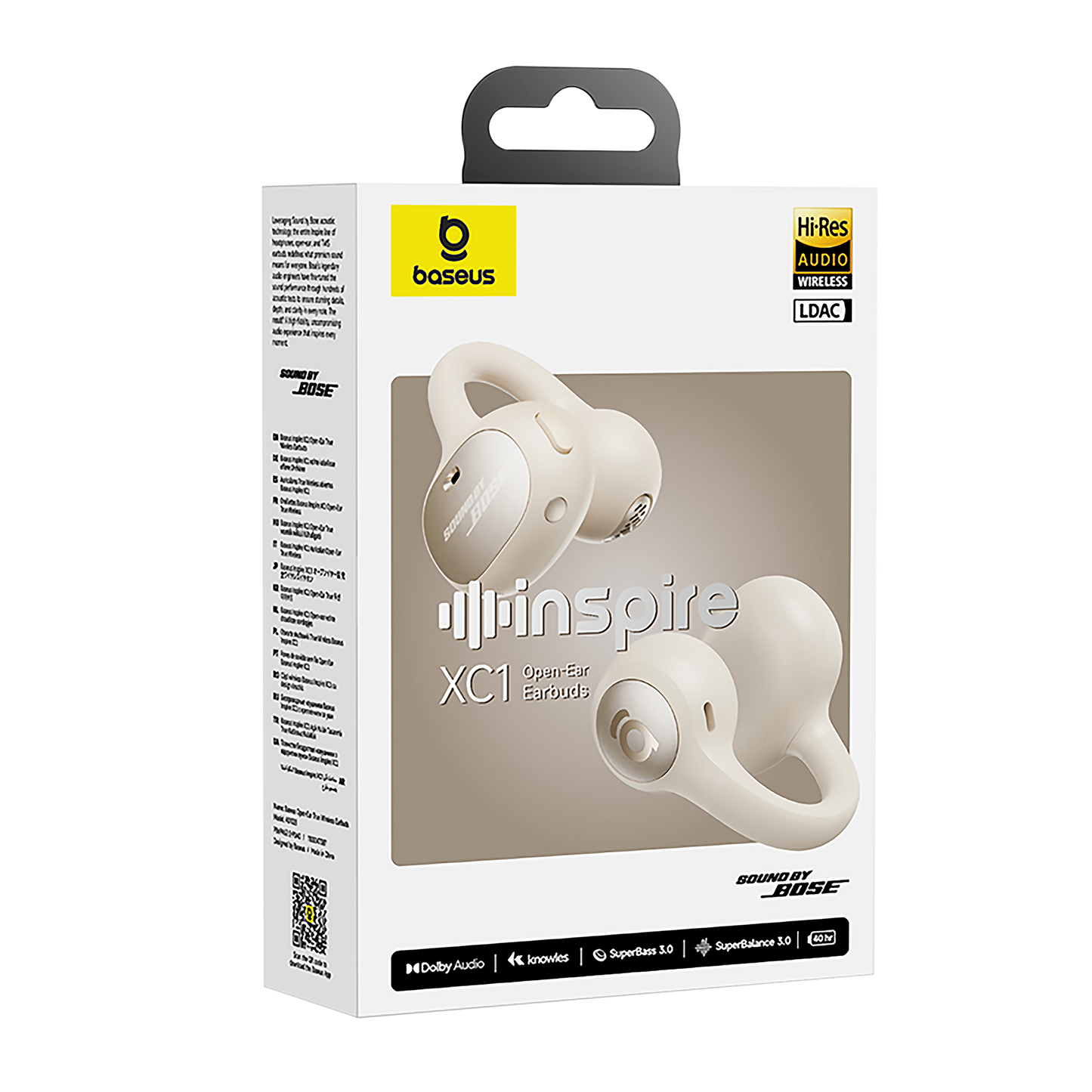 Baseus Inspire XCI wireless earbuds packaging on a white background