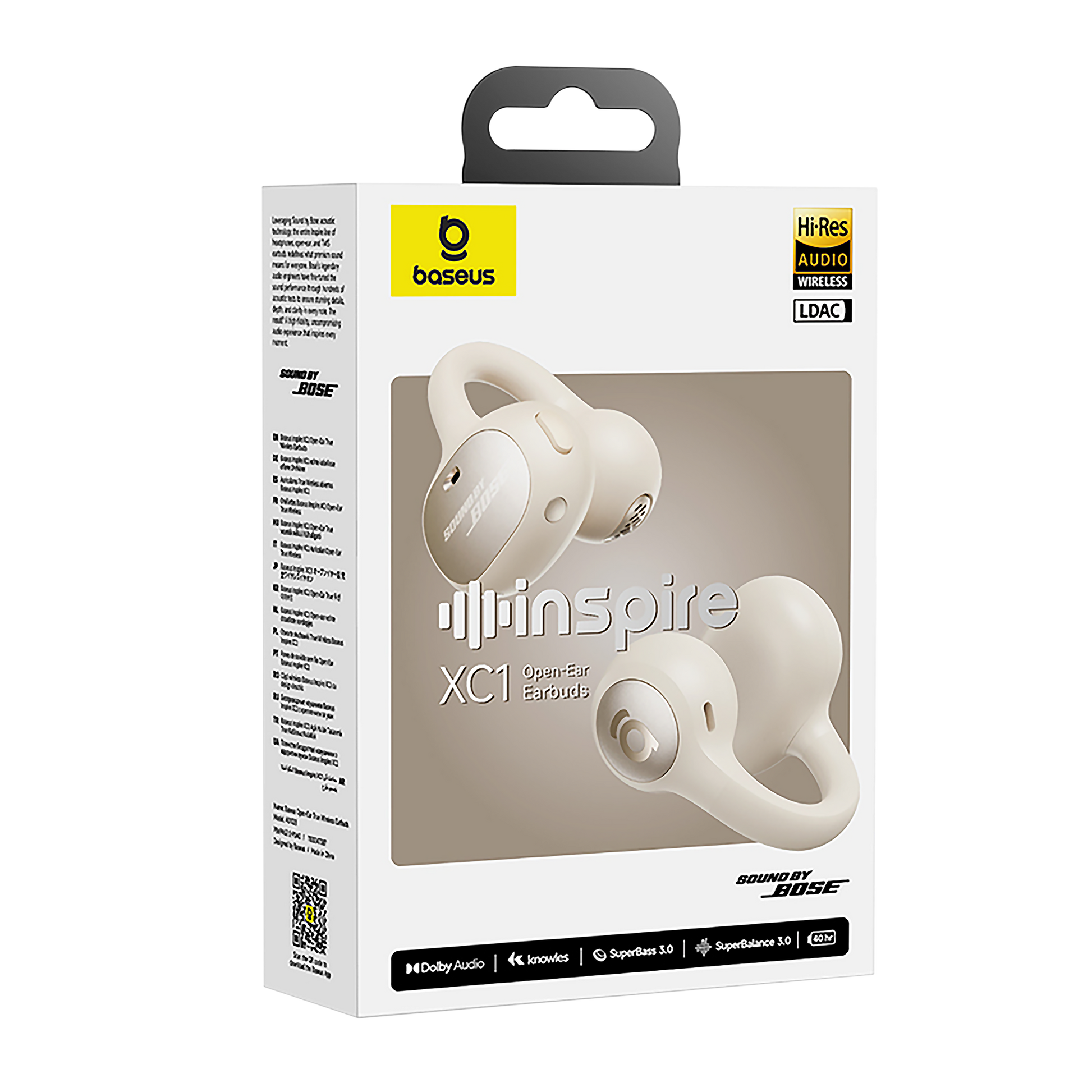 Baseus Inspire XCI wireless earbuds packaging on a white background