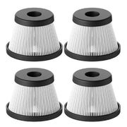 HOTO Compressed Air Capsule HEPA Filter Replacement Pack (4 Pack) Four air filters with black and white design on a white background