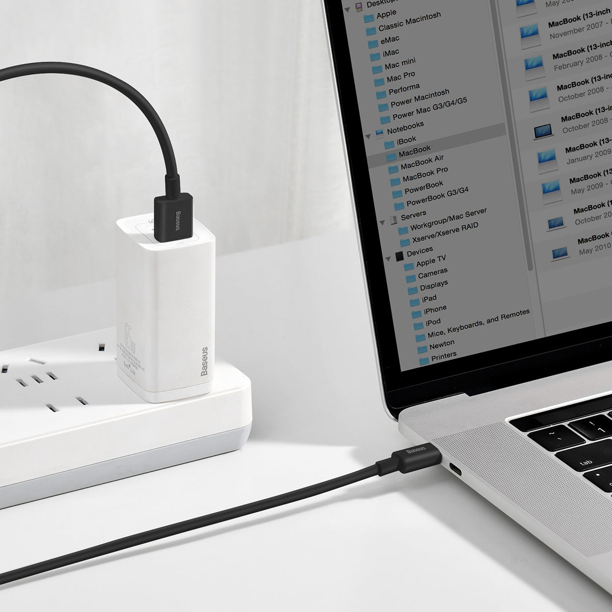 Baseus Superior Series Fast Charging and Data Cable USB to Type-C 66W 2M Black
