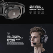HAVIT H2002D Wired Gaming Headset with Detachable Microphone