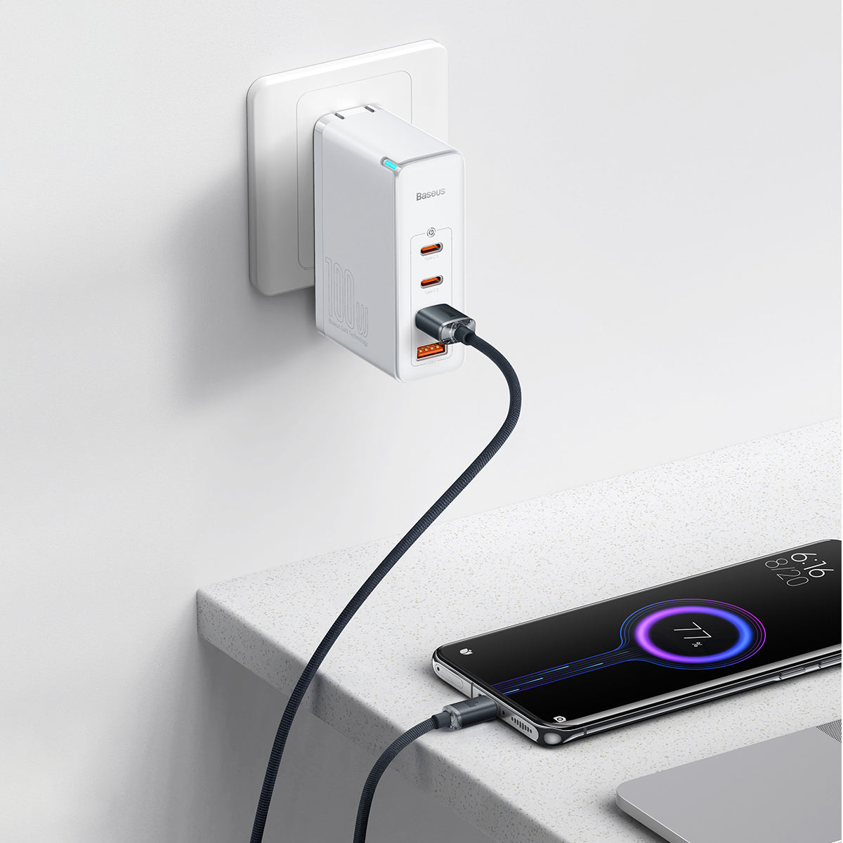 Baseus Crystal Shine Series 100W Fast Charging Data Cable USB to Type-C