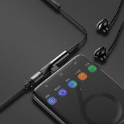 Baseus L41 Type C to Type C and 3.5mm Female Audio and Charge Adapter