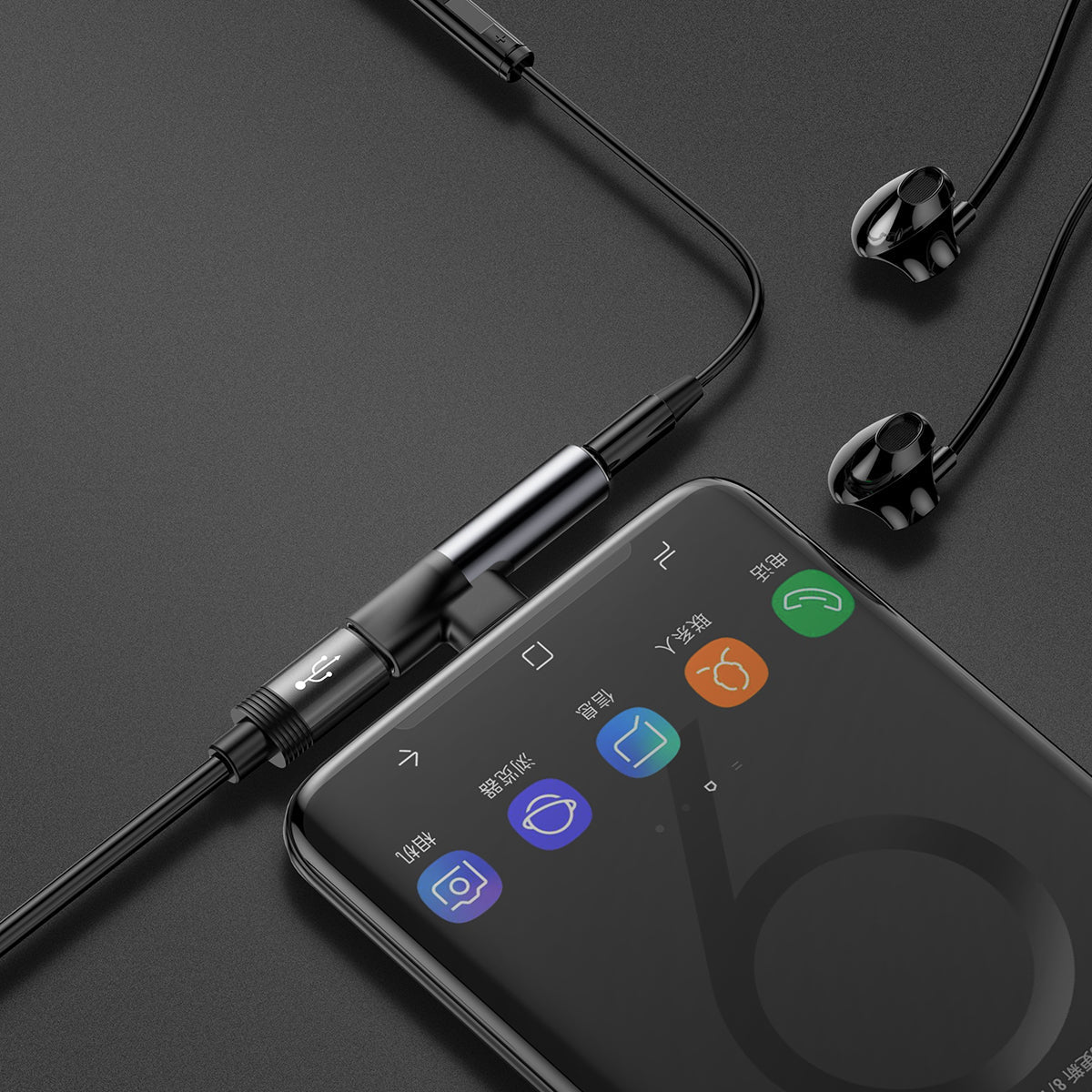 Baseus L41 Type C to Type C and 3.5mm Female Audio and Charge Adapter