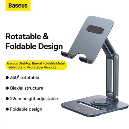 Baseus Desktop Biaxial Foldable Metal Stand (for Tablets)