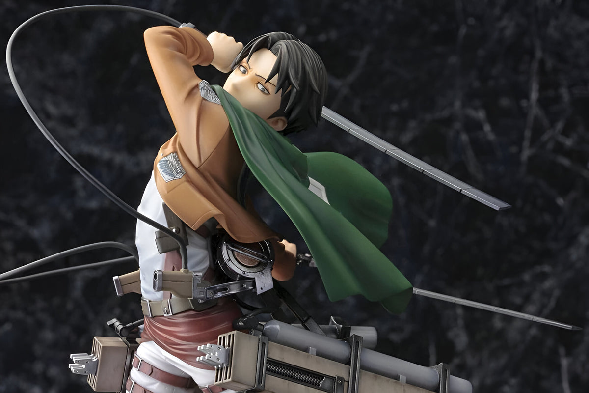 Attack on Titan Levi Ackerman Tree Figure white background 4