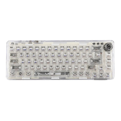 Aula F68 Transparent Wireless Mechanical Keyboard