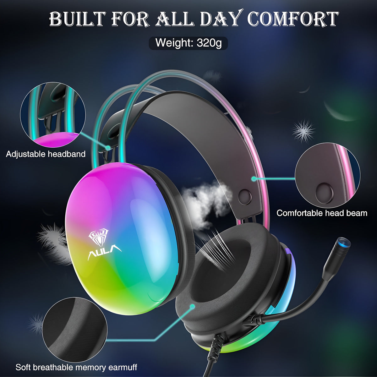 Aula Mountain S505 Gaming Headset