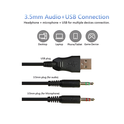 Aula Mountain S608 Wired RGB Gaming Headset