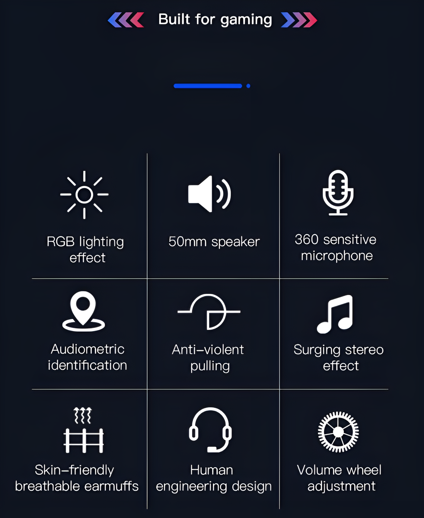 Aula S605 Wired RBG Gaming Headset