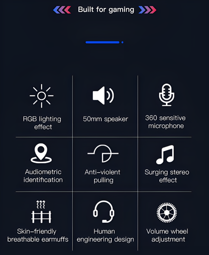 Aula S605 Wired RBG Gaming Headset