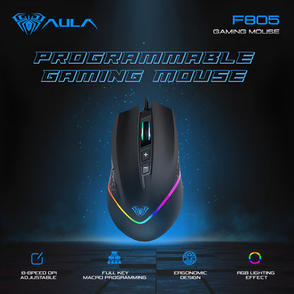 Aula Wind F805 Gaming Mouse