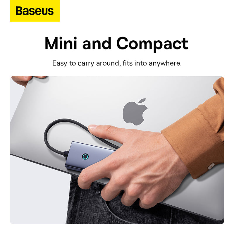 Baseus 6-in-1 Ultrajoy Series 6 Port Hub Type-C Docking Station 5