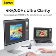 Baseus 6-in-1 Ultrajoy Series 6 Port Hub Type-C Docking Station 8