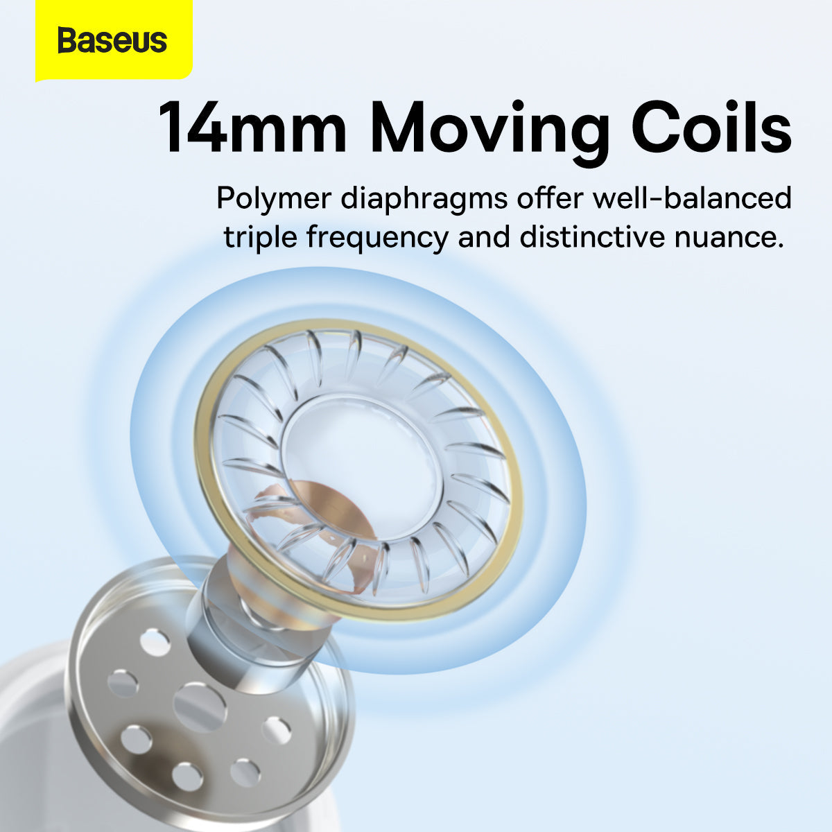 Baseus C17 Encok Type-C Lateral In-Ear Wired Earphone White 5