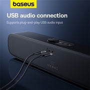 Baseus DS10 Soundbar Subwoofer Speaker Wireless Bluetooth 5.3 Sound Bar Home Theater 5