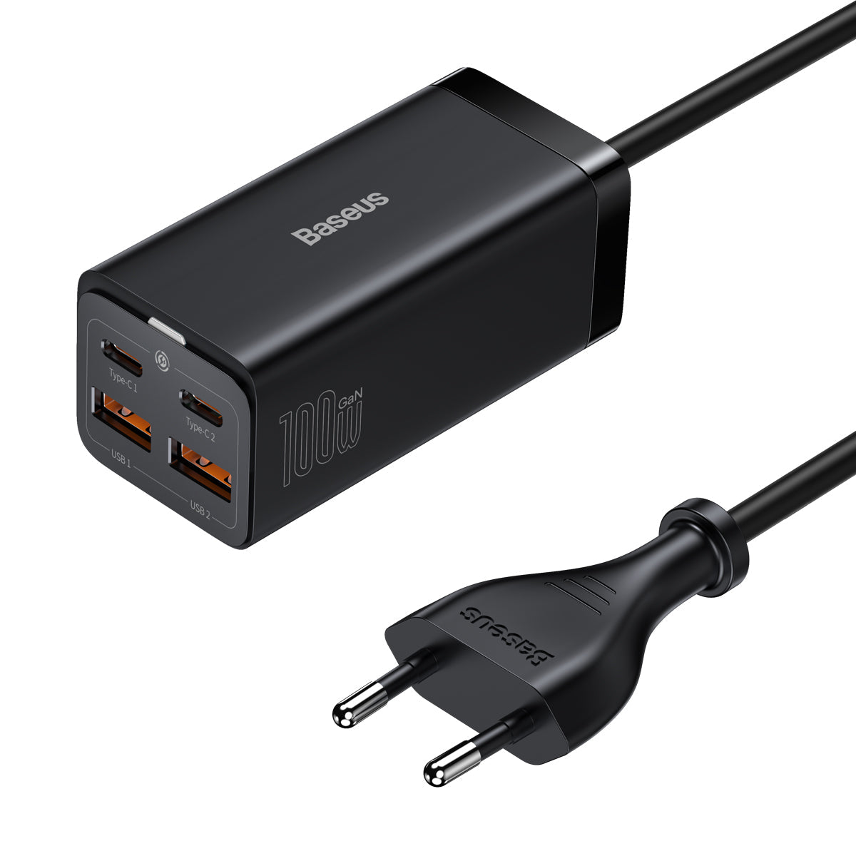 Baseus GaN3 Pro Desktop Fast Charger 2 USB-Type C + 2 USB-A 100W - EU 1