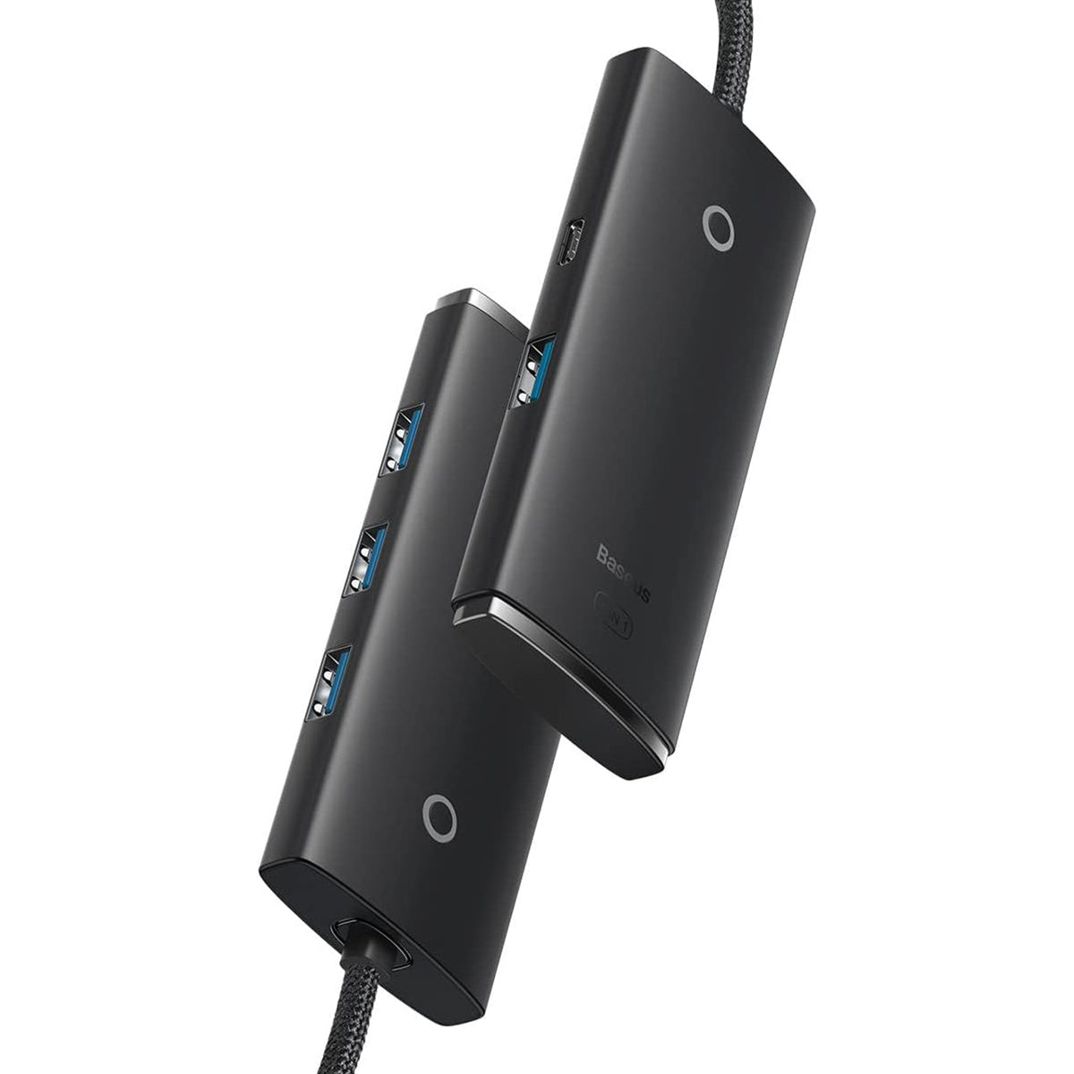 Baseus Lite Series 4-Port USB-A HUB Adapter (USB-A to USB-A 3.0 x4) - 25cm Black 2