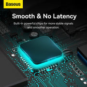 Baseus Lite Series 4-Port USB-A HUB Adapter (USB-A to USB-A 3.0 x4) - 25cm Black 8