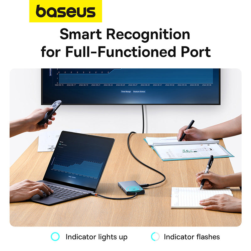 Baseus PortalJoy Series 13-Port Quadruple Display HUB 7