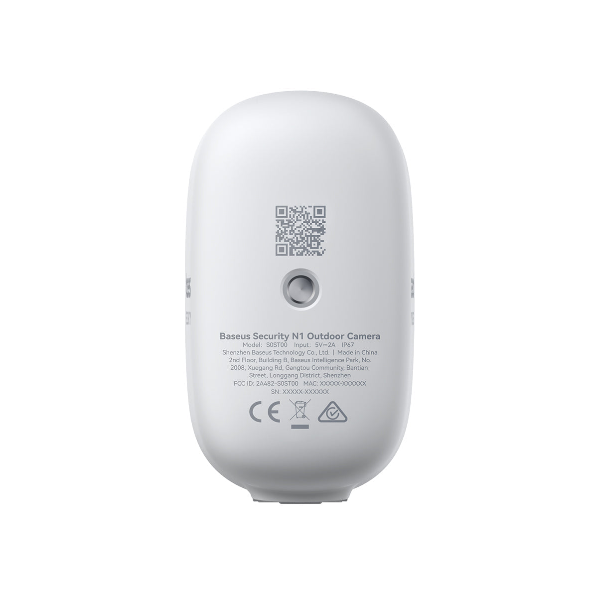Baseus N1+ Outdoor Camera 2K Wireless IP67 AI Security Cam
