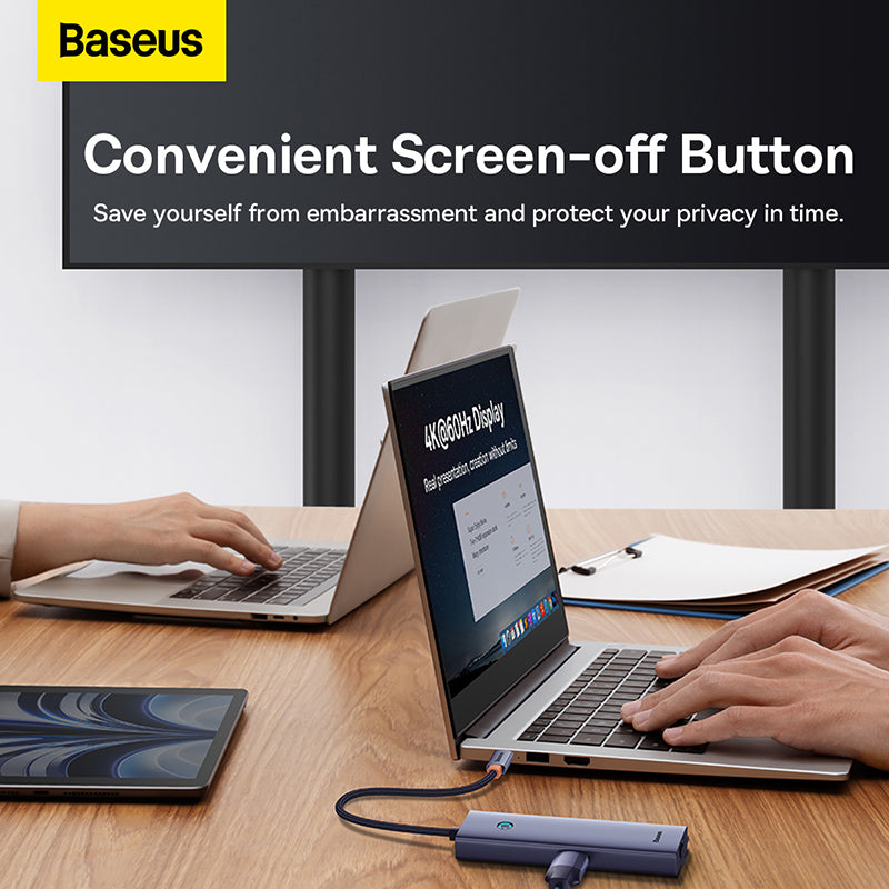 Baseus Ultrajoy 5-in-1 USB Hub (1xHDMI 4K@30Hz + 4xUSB 3.0) 6