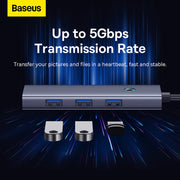 Baseus Ultrajoy 5-in-1 USB Hub (1xHDMI 4K@30Hz + 4xUSB 3.0) 7
