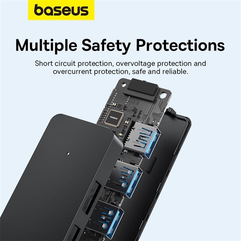 Baseus Ultrajoy Series 4-Port  HUB Lite 100cm Black 4