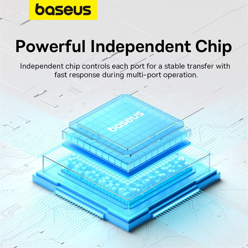Baseus Ultrajoy Series 4-Port  HUB Lite 100cm Black 5