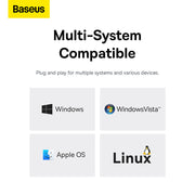 Baseus Ultrajoy Series 4-Port USB 3.0 Smart HUB 8
