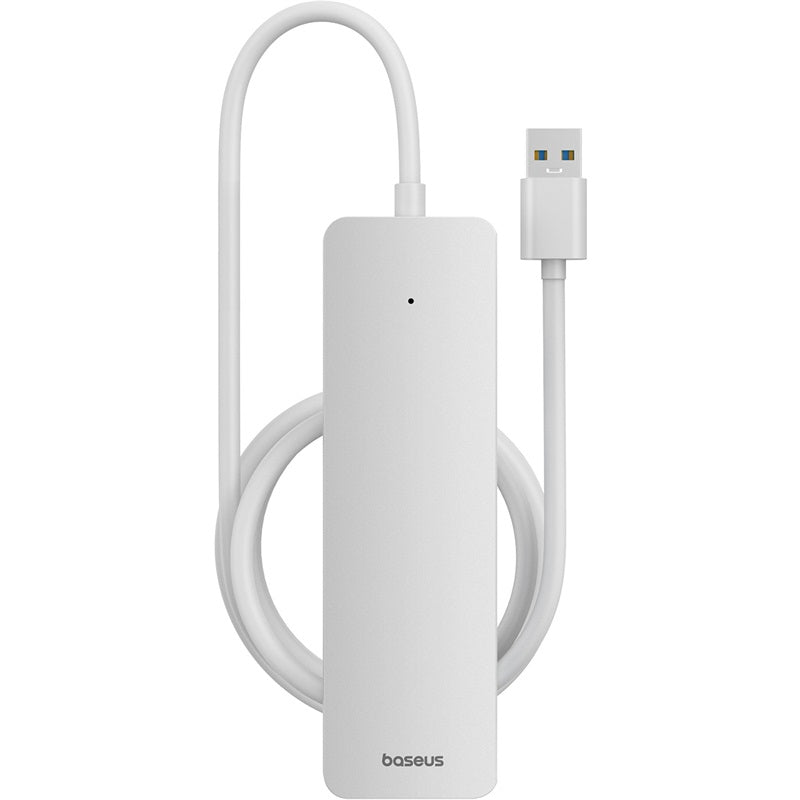 Baseus Ultrajoy Series 4-in-1 Hub Adapter (100cm Cable) - with 4x USB 3.0 ports White 1