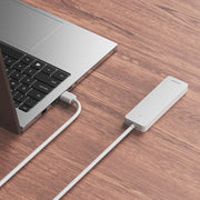 Baseus Ultrajoy Series 4-in-1 Hub Adapter (100cm Cable) - with 4x USB 3.0 ports White 10