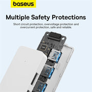 Baseus Ultrajoy Series 4-in-1 Hub Adapter (100cm Cable) - with 4x USB 3.0 ports White 8
