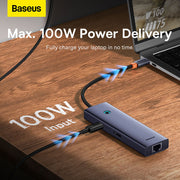 Baseus Ultrajoy Series 7 Port Type-C HUB Docking Station 6