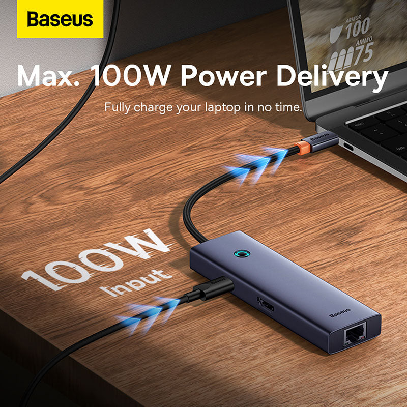 Baseus Ultrajoy Series 7 Port Type-C HUB Docking Station 6