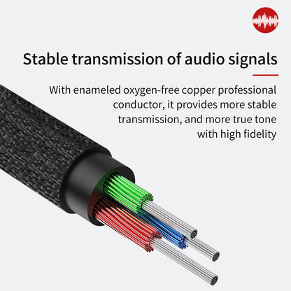 Baseus Yiven Series Audio Aux Cable 3.5mm to 3.5mm 1.5M Black 3