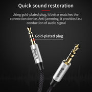 Baseus Yiven Series Audio Aux Cable 3.5mm to 3.5mm 1.5M Black 7