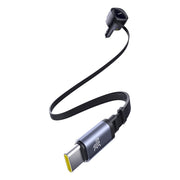 Wireless earbud with charging case on a white background