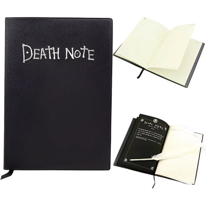 Death Note Replica Notebook with Soundtrack & Feather Pen