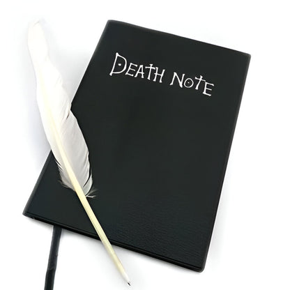 Death Note Replica Notebook with Soundtrack & Feather Pen