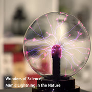Mesmerizing Plasma Ball Lamp – Compact, Interactive Neon Light Show 3