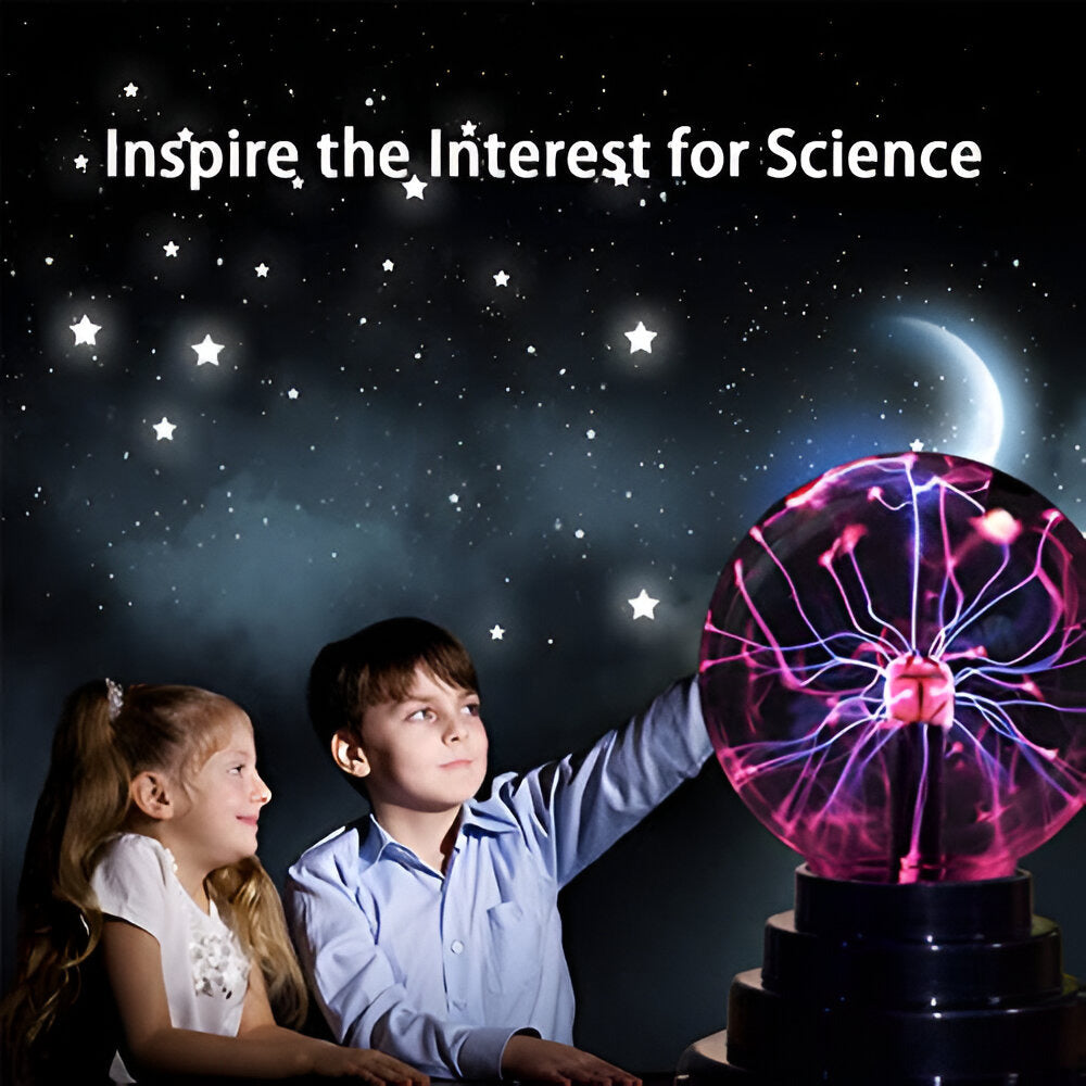 Mesmerizing Plasma Ball Lamp – Compact, Interactive Neon Light Show 5