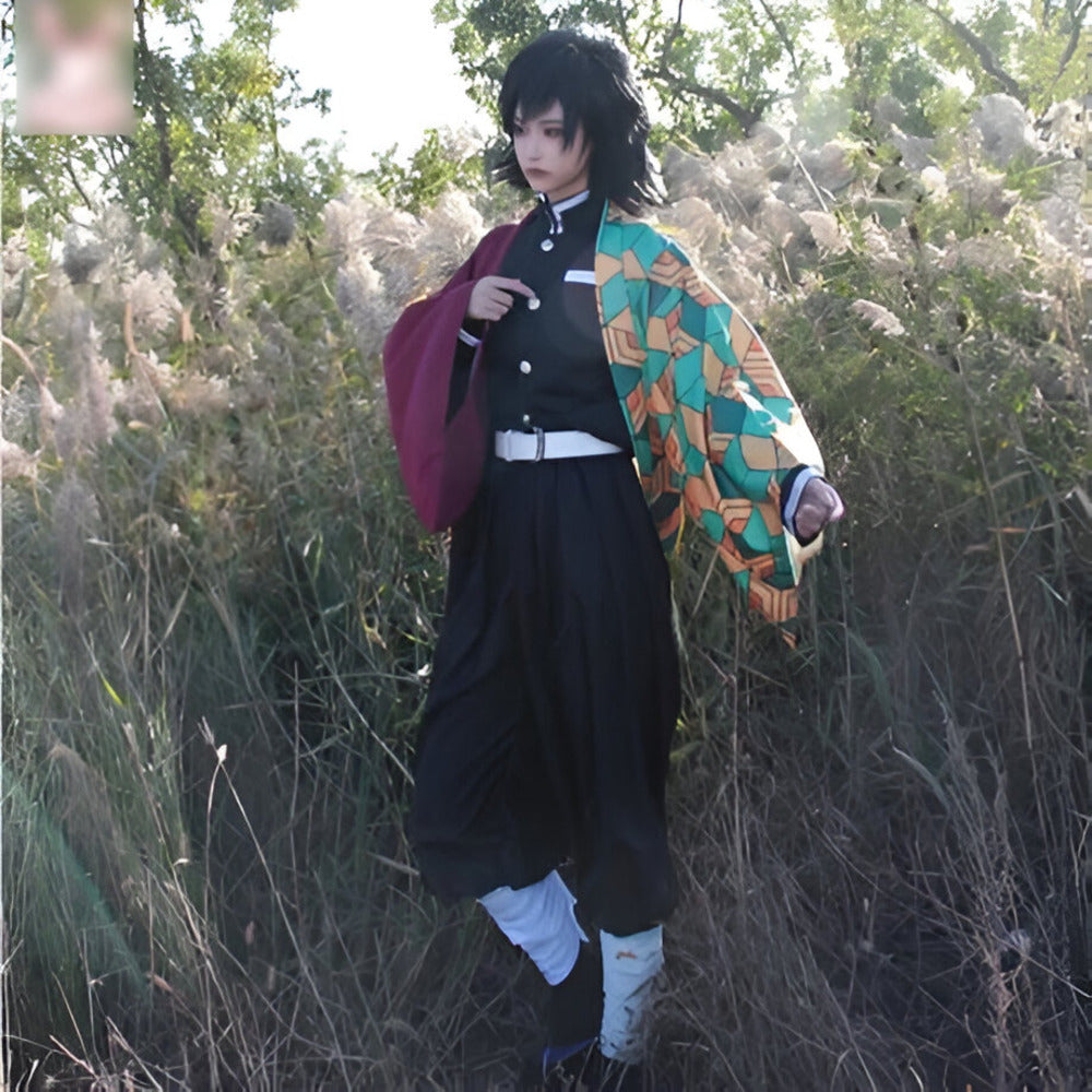 Demon Slayer Water Hashira Giyu Tomioka Anime Cosplay Set Gadget Time demon-slayer-water-hashira-giyu-tomioka-anime-cosplay-set-gadget-time