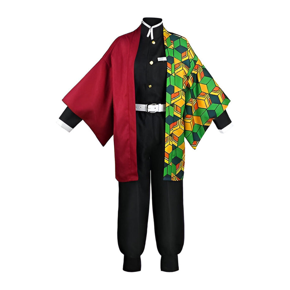 Demon Slayer Water Hashira Giyu Tomioka Anime Cosplay Set