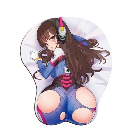 Ergonomic Soft Gel Wrist Support Anime and Gaming Mouse Pad