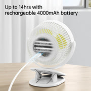 Jisulife Life1 Plus Clip Fan Rechargeable Portable 4000mAh