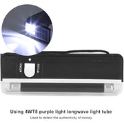 Handheld UV Blacklight for Security Document Authentication with light tube