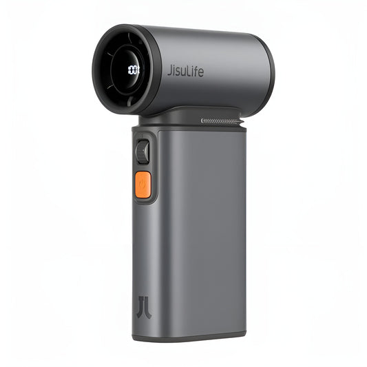 Gray handheld device with 'JisuLife' branding on a white background